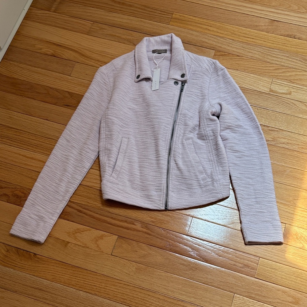 Lilla P Soft Pink Textured Blazer